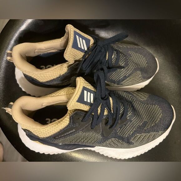 Adidas Run Alphabounce Beyond Blue Four Carbon Gold Georgia Tech  F36827 WMS 5 - Picture 5 of 11